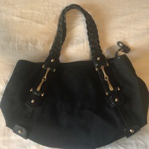 Black Gucci GG logo Pelham purse